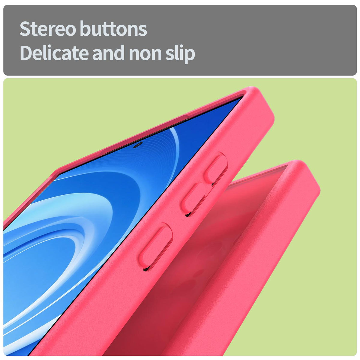 For Galaxy S24 Ultra 5G Fanying Series PC Hybrid TPU Translucent Frosted Phone Case - Rose Red - EDA009917905E