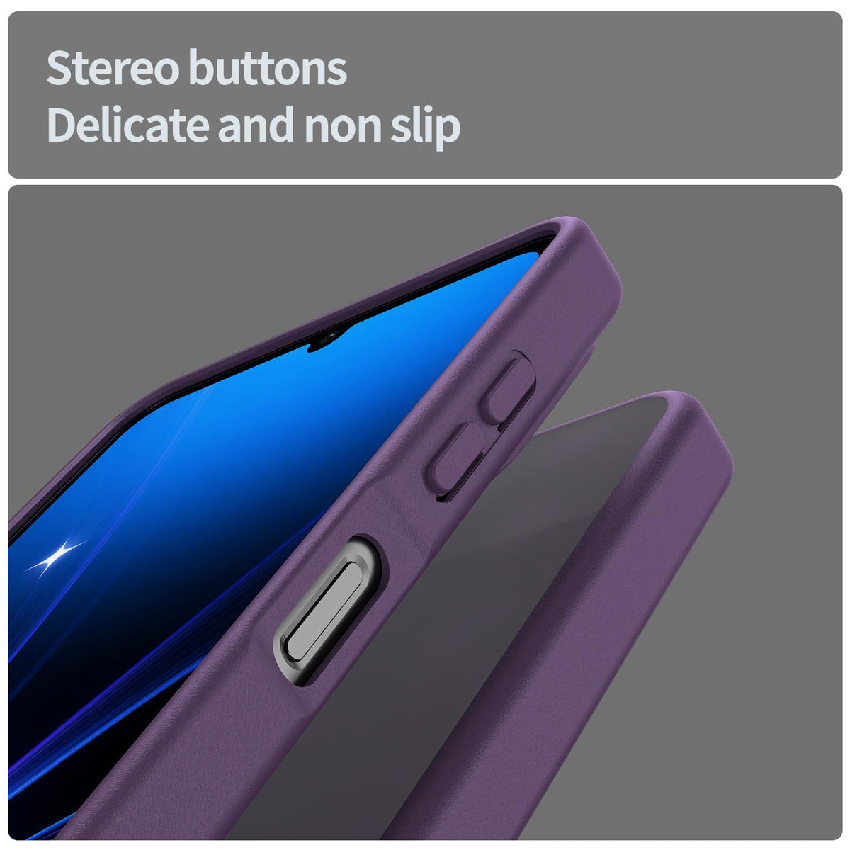 For Galaxy A06 5G Fanying Series PC Hybrid TPU Translucent Frosted Phone Case - Crystal Purple - EDA009918802B