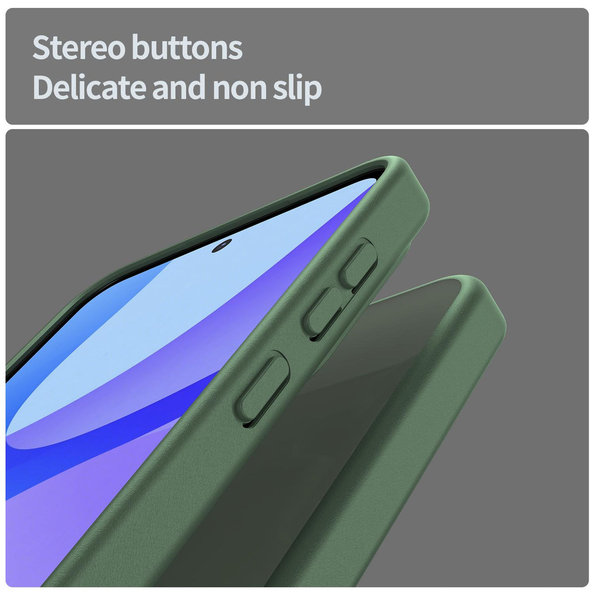 For Galaxy A36 5G Fanying Series PC Hybrid TPU Translucent Frosted Phone Case - Olive Green - EDA009918805D