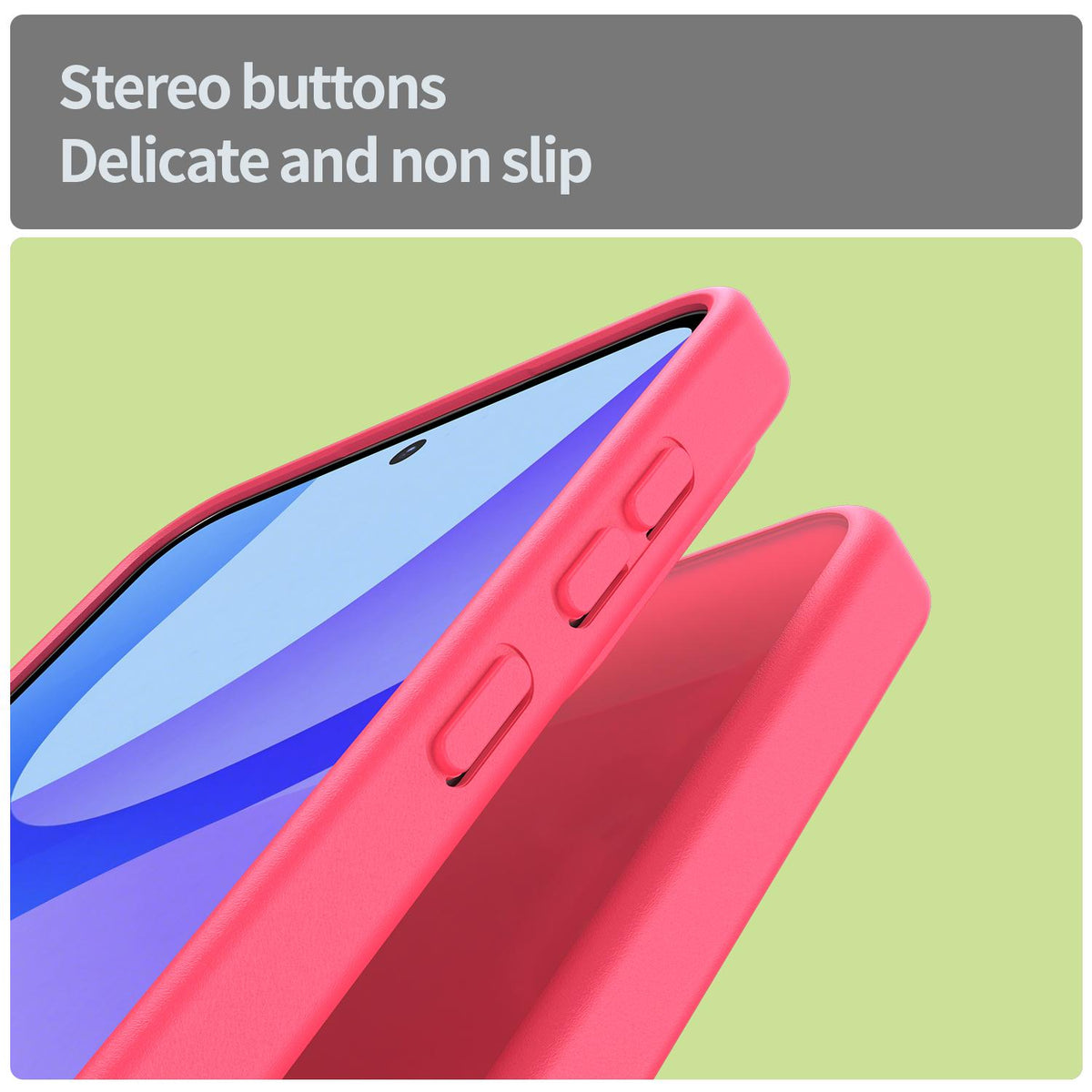 For Galaxy A36 5G Fanying Series PC Hybrid TPU Translucent Frosted Phone Case - Rose Red - EDA009918805E