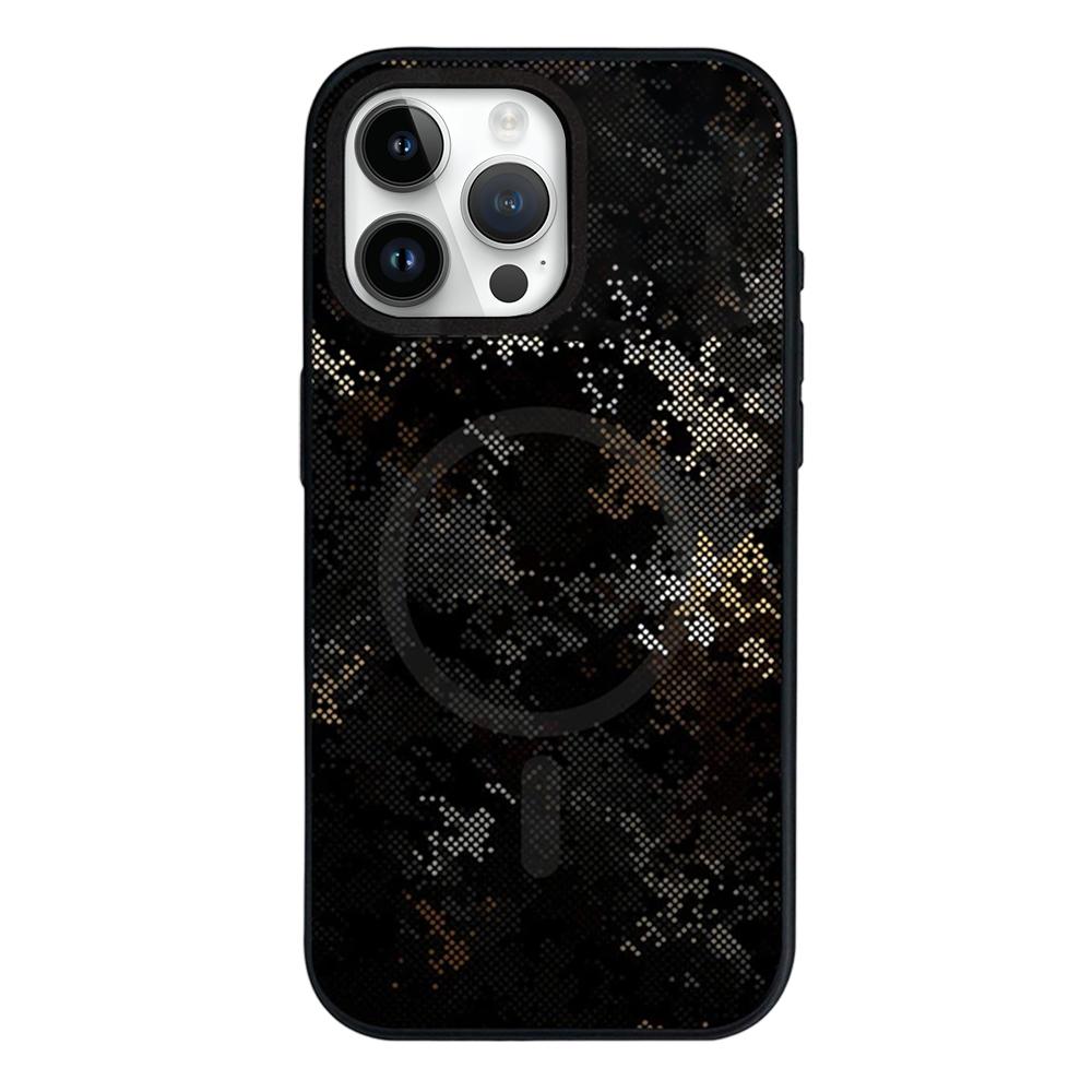 For iPhone 11 Camouflage Mosaic Detachable Dual Magnetic PC Hybrid TPU Phone Case - Mosaic - EDA009944623F