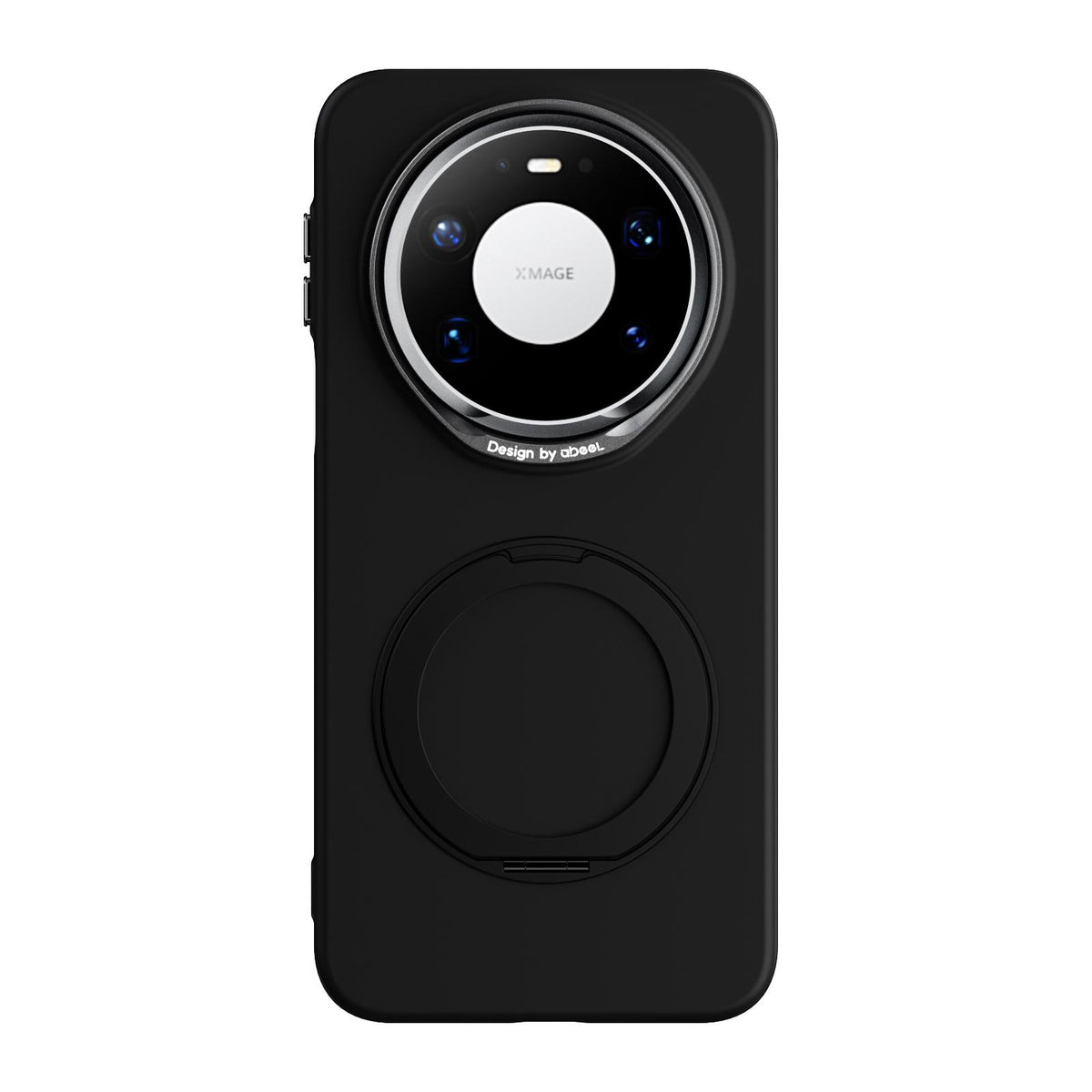 For Huawei Mate 80 Pro Max ABEEL Lightweight Zero Skin Feel Magnetic PC Phone Case with Holder - Black - EDA009950402A