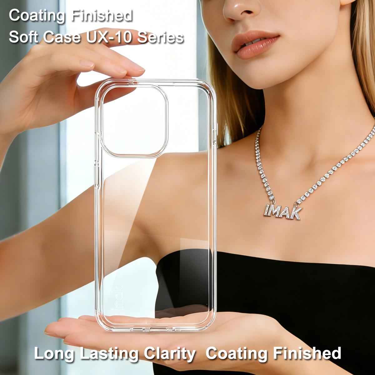 For OPPO Reno16 F 5G / Reno16 FS 5G imak UX-10 Series Transparent Shockproof TPU Phone Case - Transparent - EDA009965602A
