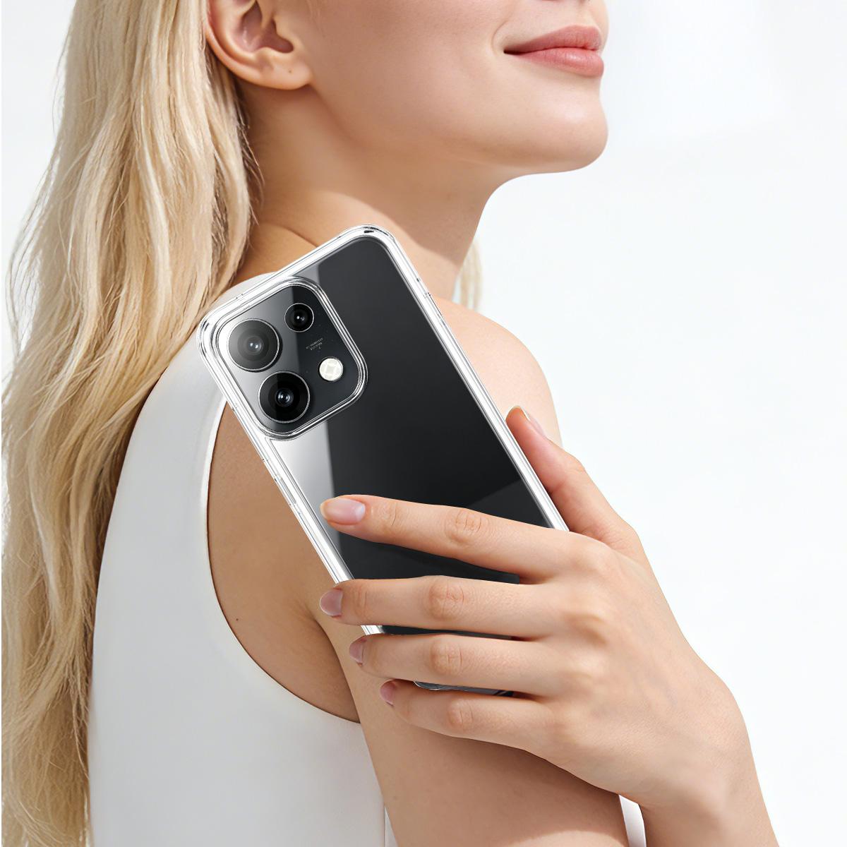 For OPPO Reno16 F 5G / Reno16 FS 5G imak UX-10 Series Transparent Shockproof TPU Phone Case - Transparent - EDA009965602A