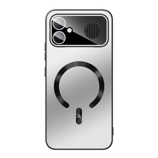 For Redmi K90 Max 5G Ice Magnetic Explosion-proof Lens Film PC Phone Case(Space Silver)