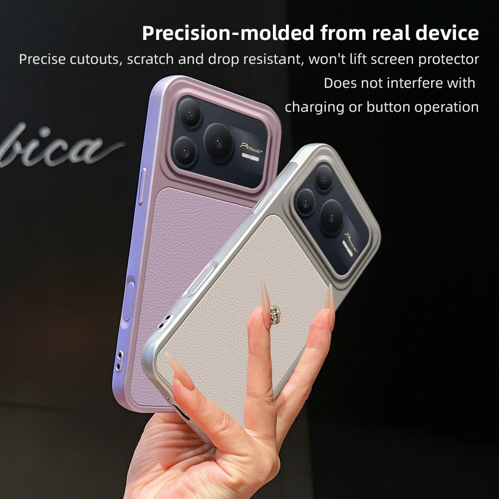 For Honor Power2 Lambskin Series Skin Feel Shockproof Phone Case(Purple)
