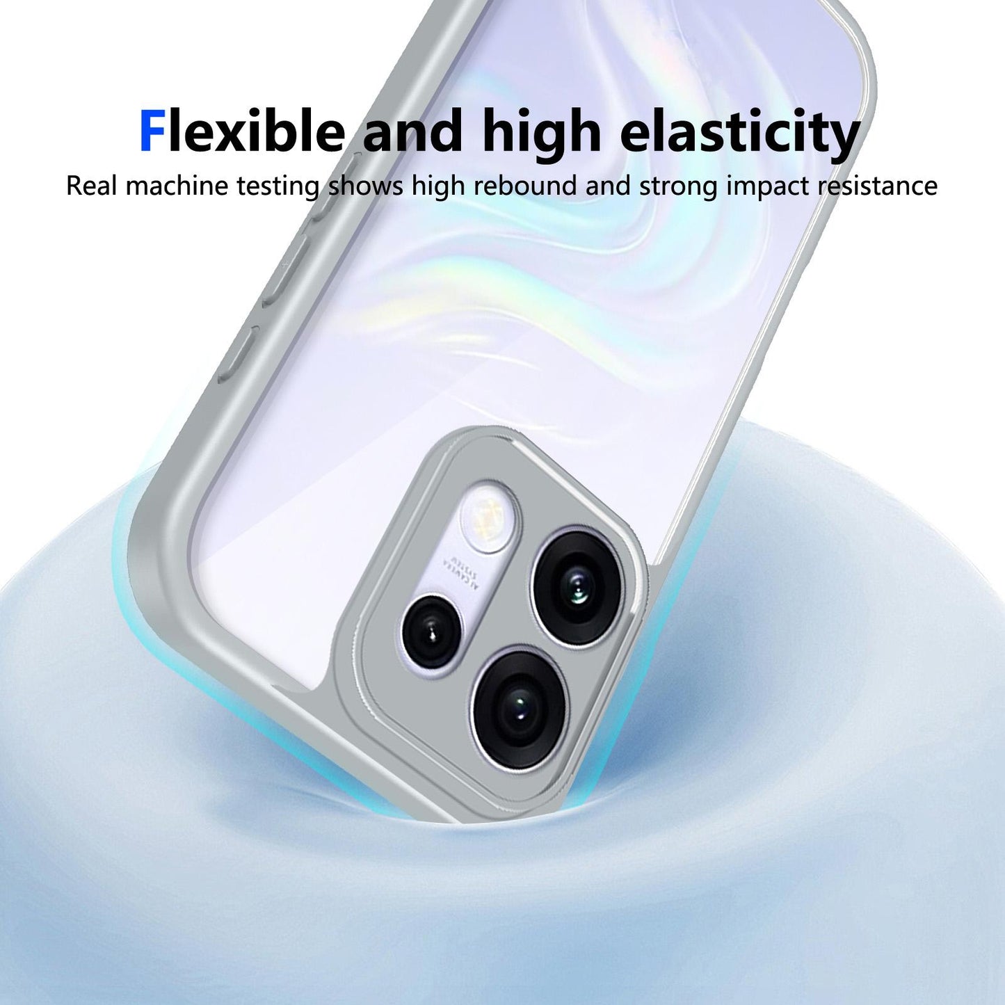 For OPPO Reno16 / Reno16 Pro 5G Global Matte PC Skin-feel Shockproof Phone Case(Grey)