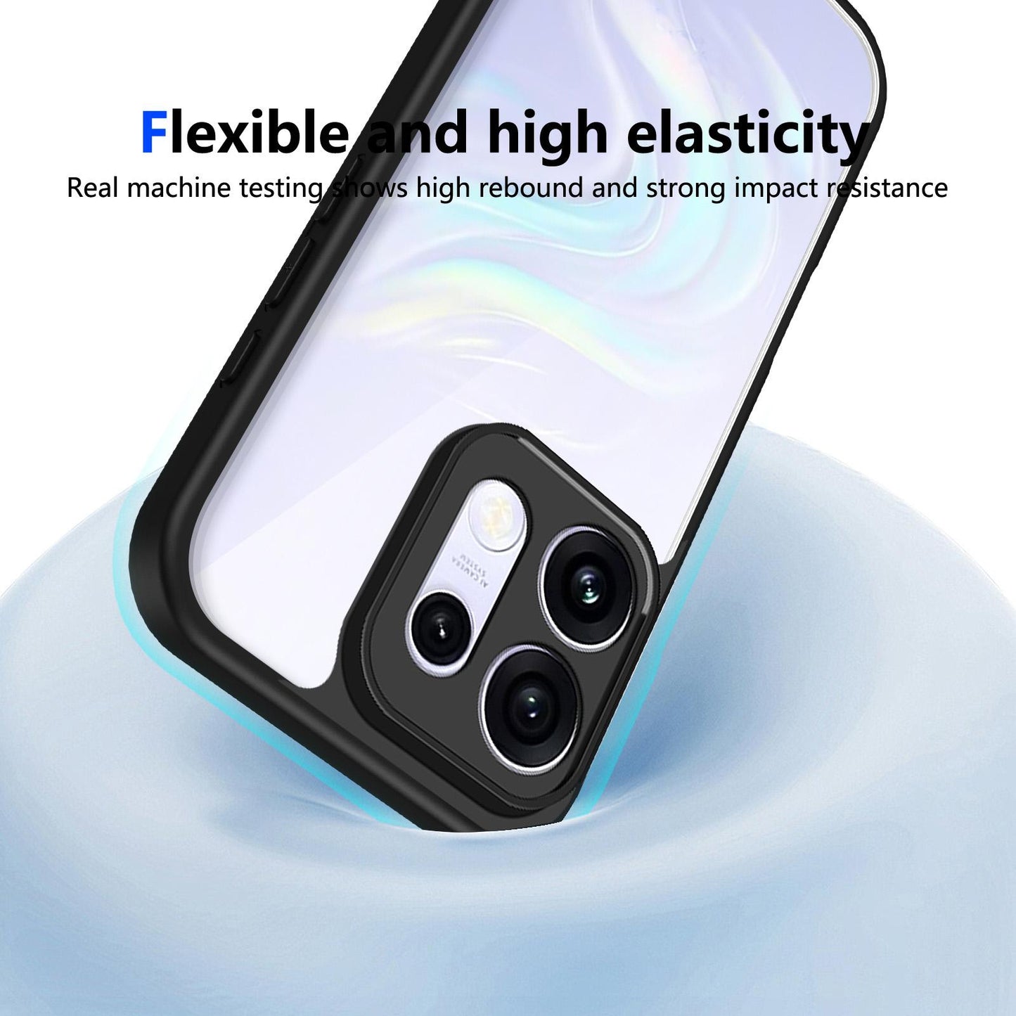 For OPPO Reno16 / Reno16 Pro 5G Global Matte PC Skin-feel Shockproof Phone Case(Black)