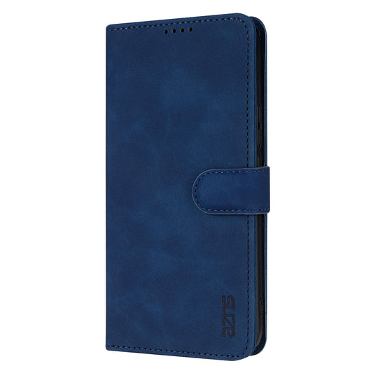 For OnePlus 15 AZNS Skin Feel Calf Texture Flip Leather Phone Case(Blue)