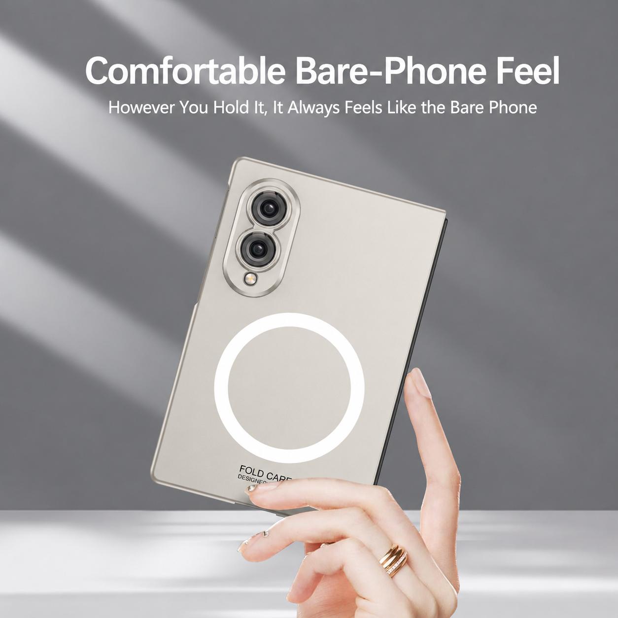 For Galaxy Z Fold8 5G GKK Integrated Ultra-thin Full Cover Magnetic Phone Case(Green)