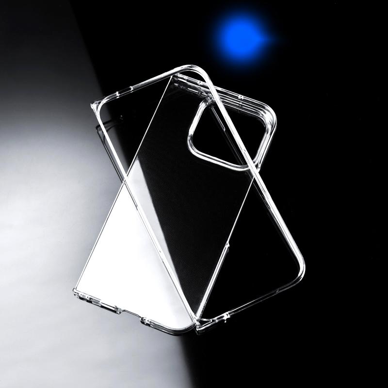 For Google Pixel 11 Pro Fold Transparent High-definition Two-stage PC Phone Case - Default - EDA010098801