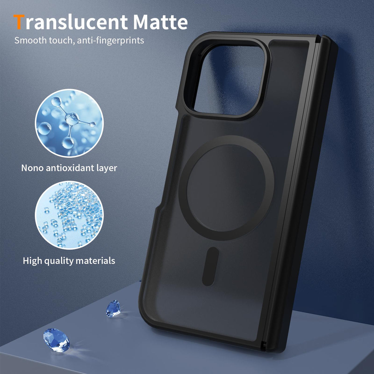 For Google Pixel 11 Pro Fold Skin Feel TPU Hybrid PC Magnetic Phone Case with Hinge Cover - Black - EDA010202101A