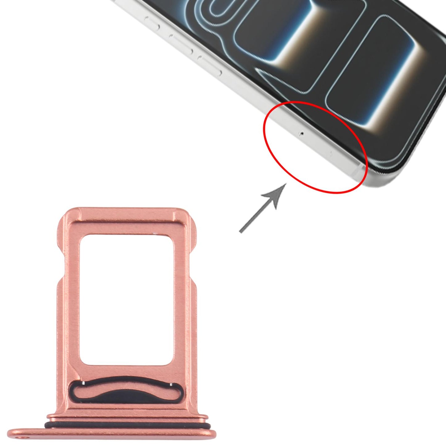 For iPhone 17 Pro SIM + SIM Card Tray (Orange)