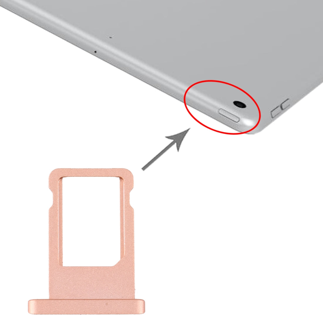 SIM Card Tray for iPad 10.2 inch 7th A2200 / A2198 / A2232 (Gold)