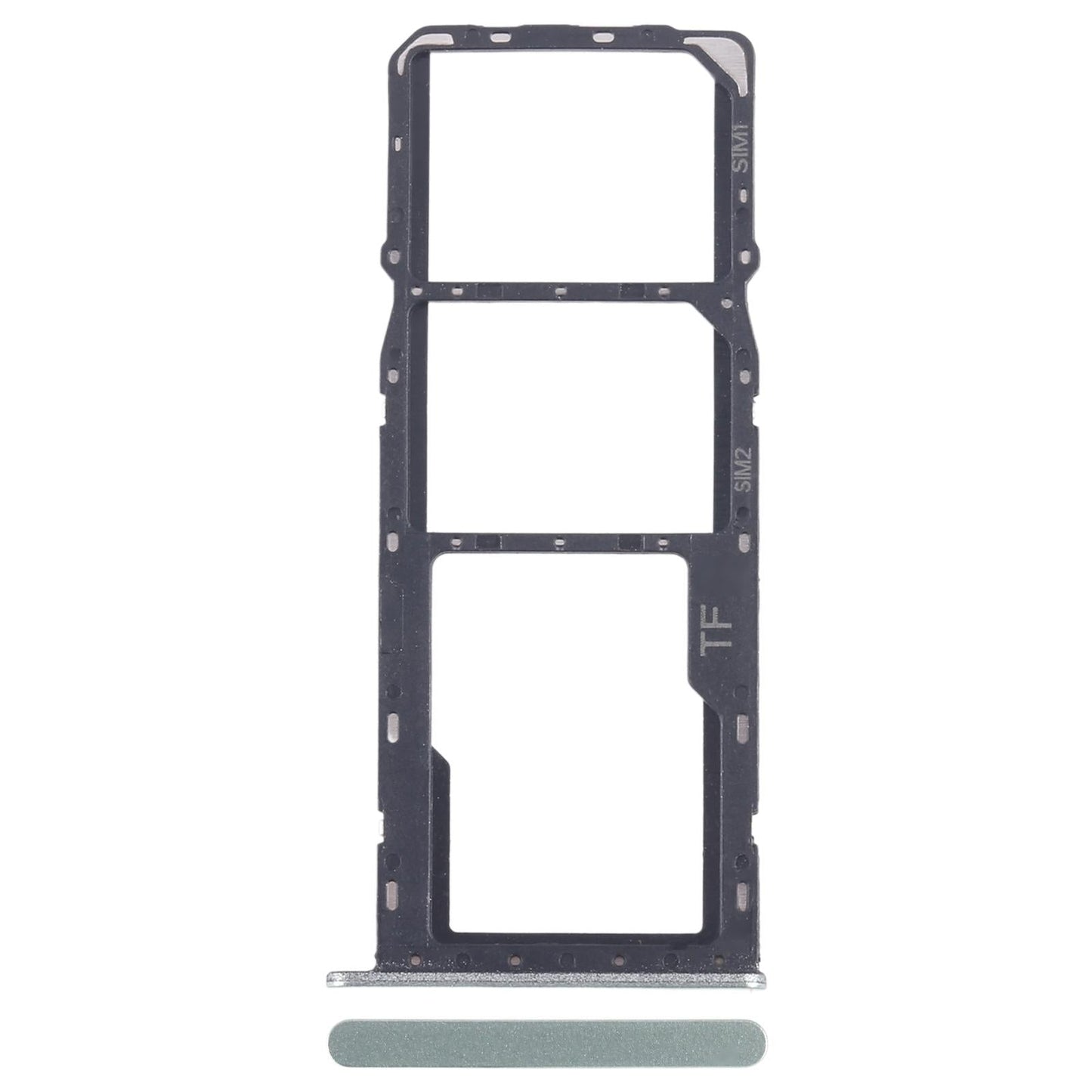 For ZTE Blade A35 SIM Card Tray + SIM Card Tray + Micro SD Card Tray (Green)
