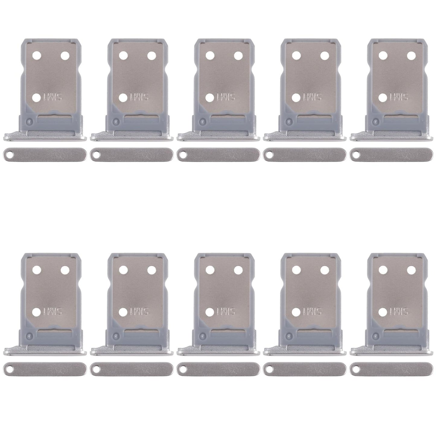 For OPPO Reno8 5G CPH2359 10pcs Original SIM Card Tray + SIM Card Tray (Gold)