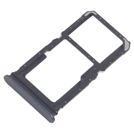For OPPO F25 Pro 10pcs Original SIM Card Tray + SIM Card Tray / Micro SD Card Tray (Black)