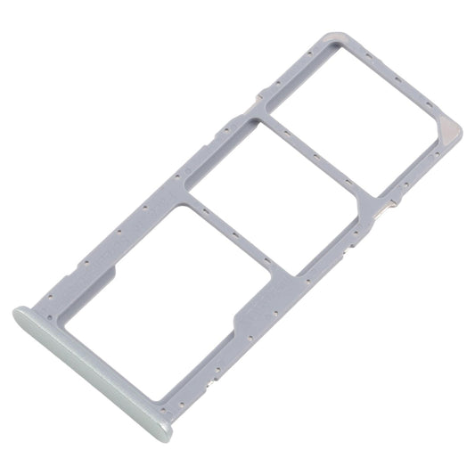 For Realme C63 5G RMX3950 10pcs Original SIM Card Tray + SIM Card Tray + Micro SD Card Tray (Green)