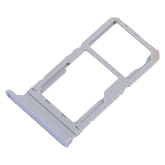 For Realme 12x India 5G RMX3998 10pcs Original SIM Card Tray + SIM Card Tray / Micro SD Card Tray (Blue)