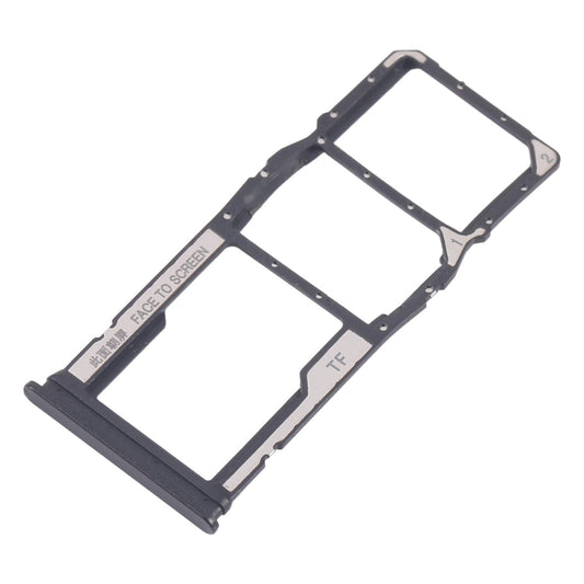 For Xiaomi Redmi 13C 5G 10pcs SIM Card Tray + SIM Card Tray + Micro SD Card Tray (Black)