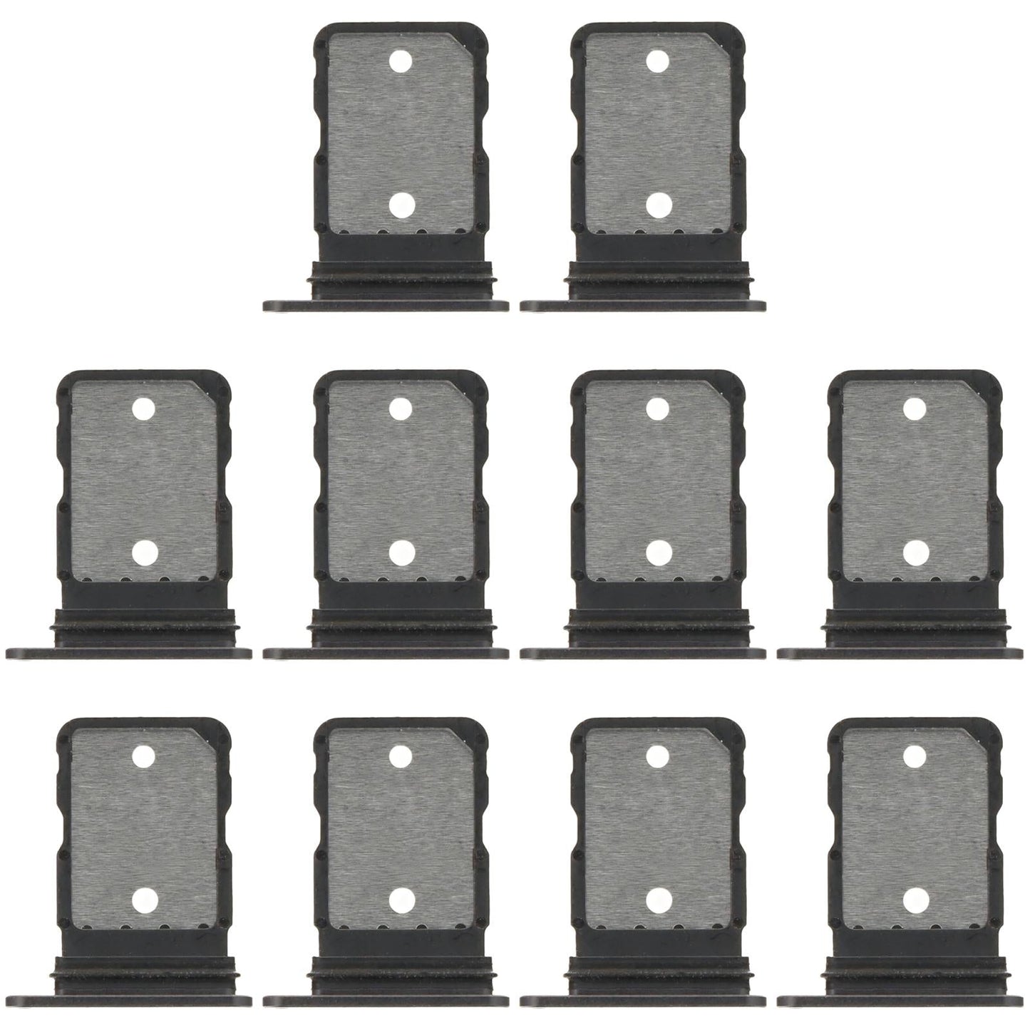 For Google Pixel 9 Pro Fold 10pcs SIM Card Tray (Black)