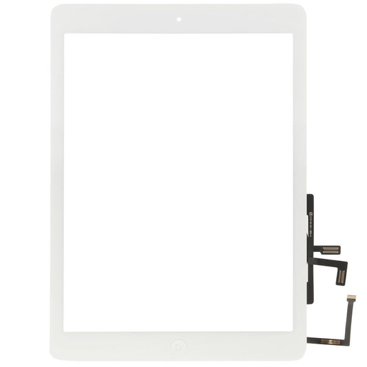 Controller Button + Home Key Button PCB Membrane Flex Cable + Touch Panel Installation Adhesive, Touch Panel for iPad Air / iPad 5(White)