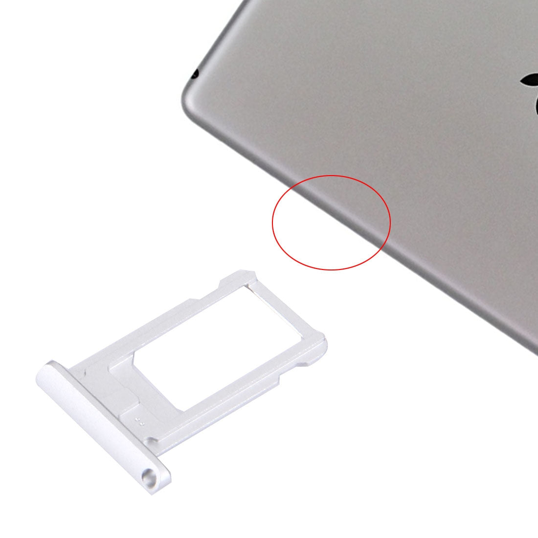 SIM Card Tray for iPad Air / iPad 5(Silver)