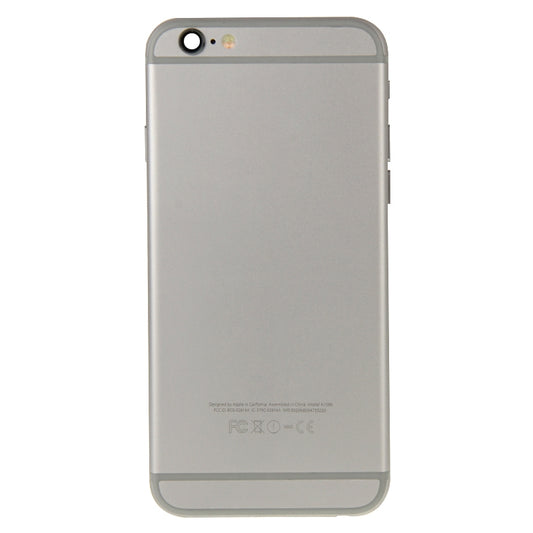 Full Housing Back Cover with Power Button & Volume Button Flex Cable & Charging Port Flex Cable & Speaker Ringer Buzzer for iPhone 6(Grey)
