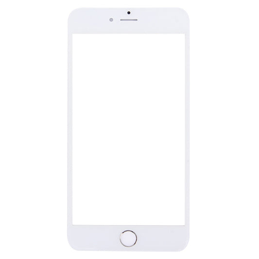 3 in 1 for iPhone 6s Plus (Front Screen Outer Glass Lens + Front Housing LCD Frame + Home Button)(Silver)
