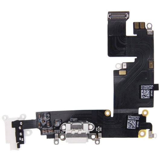 Charging Port Dock Connector Flex Cable for iPhone 6 Plus(White)