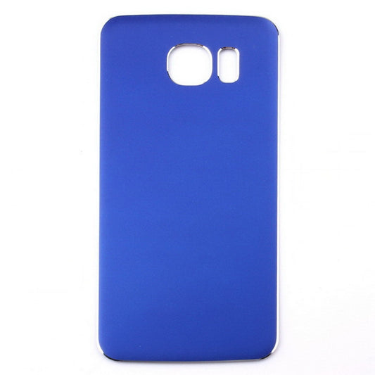 For Galaxy S6 Matte Metal Battery Back Cover (Dark Blue)