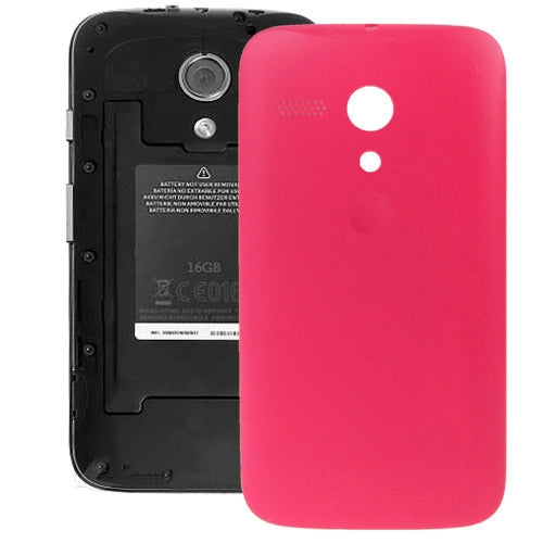 Solid Color Plastic Battery Back Cover for MOTO G / XT1032(Magenta)