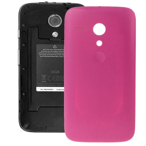 Solid Color Plastic Battery Back Cover for MOTO G / XT1032(Purple)