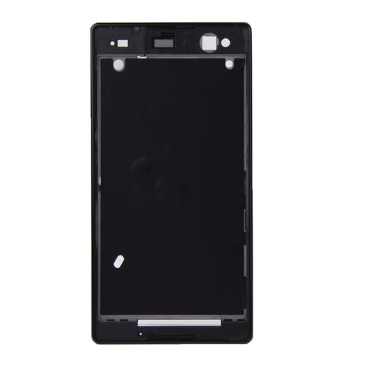 Front Housing with Adhesive for Sony Xperia C3(Black)