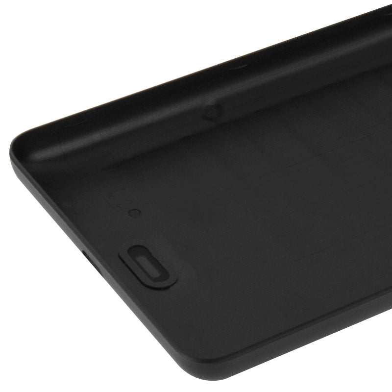 Frosted Surface Plastic Back Housing Cover for Microsoft Lumia 535(Black)