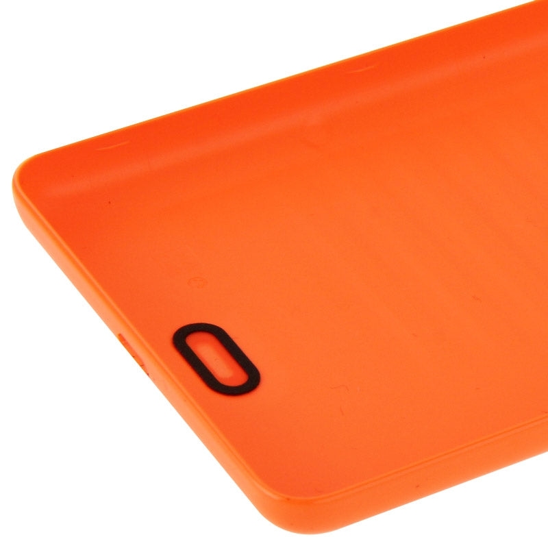 Smooth Surface Plastic Back Housing Cover for Microsoft Lumia 535(Orange)