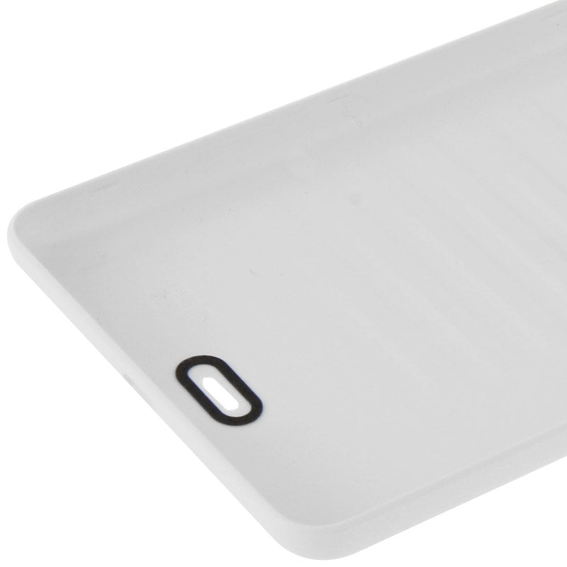 Frosted Surface Plastic Back Housing Cover for Microsoft Lumia 535(White)