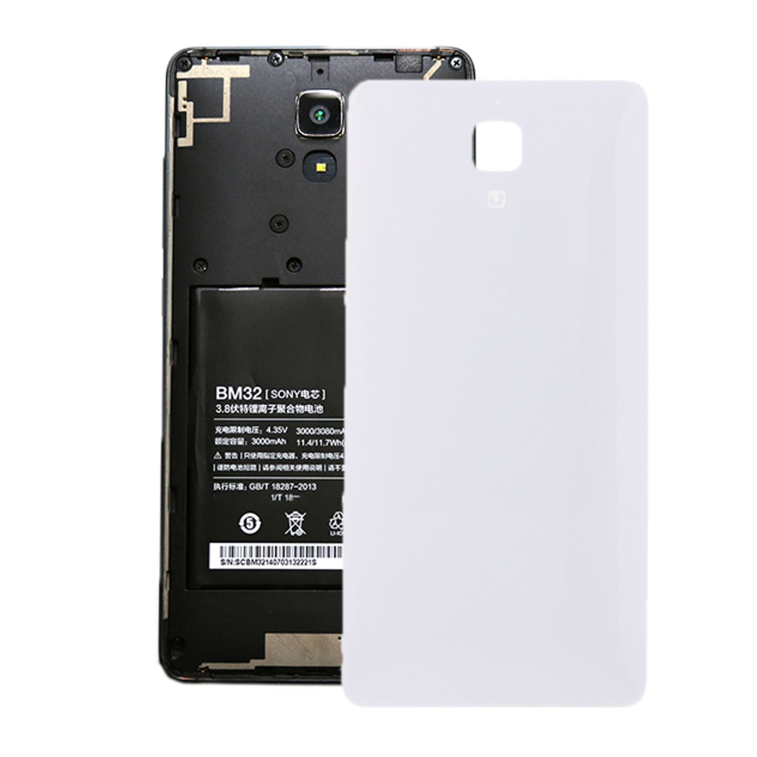 Battery Back Cover for Xiaomi Mi 4(White)