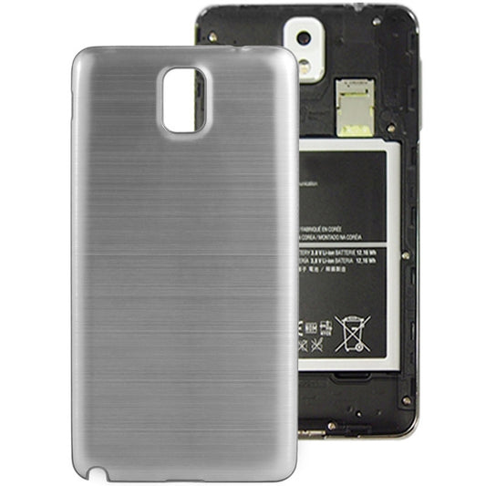 For Galaxy Note III / N9000 Full Metallic Brushed Battery Cover with Black Frame