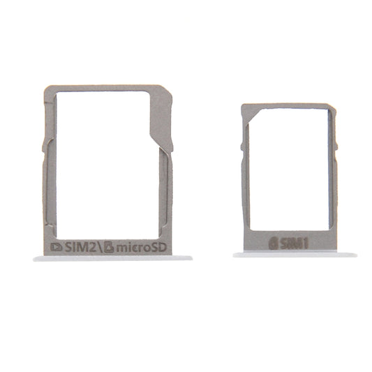 For Galaxy A3 / A300 & A5 / A500 & A7 / A700 SIM Card Tray & Micro SD Card Tray (White)