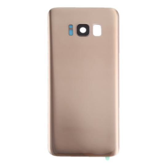 For Galaxy S8 / G950 Battery Back Cover with Camera Lens Cover & Adhesive (Gold)