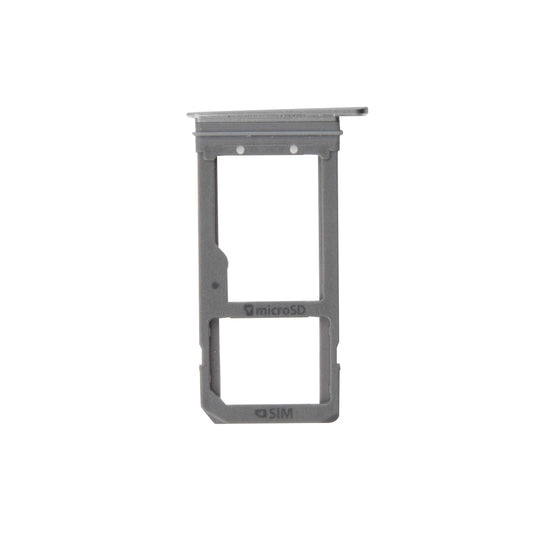 For Galaxy S7 Edge / G935 SIM Card Tray and Micro SD Card Tray (Grey)
