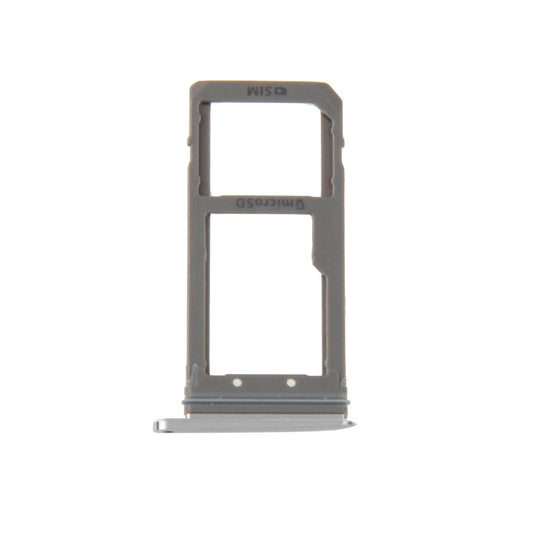 For Galaxy S7 Edge / G935 SIM Card Tray and Micro SD Card Tray (Silver)