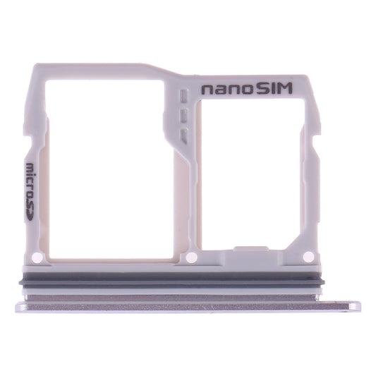 SIM Card Tray + Micro SD Card Tray for LG G6 H870 H871 H872 LS993 VS998 US997 H873 (Silver)