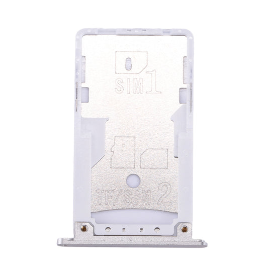 For Xiaomi Redmi Pro SIM & SIM / TF Card Tray(Silver)
