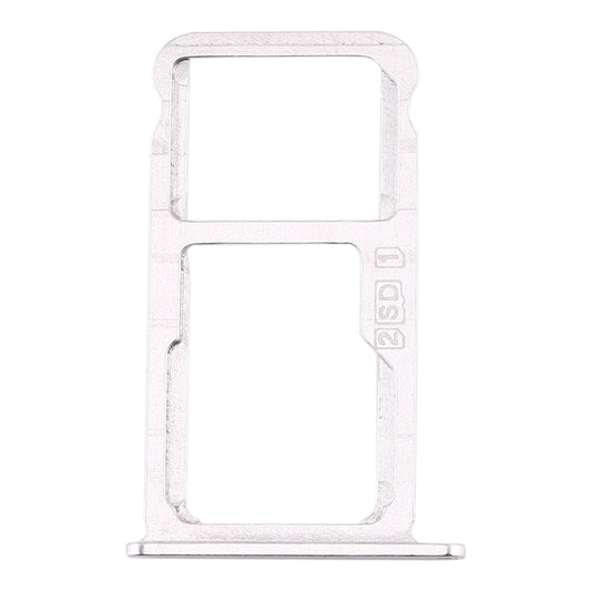 SIM Card Tray + SIM Card Tray / Micro SD Card Tray for Nokia X7 / 8.1 / 7.1 Plus / TA-1131(Silver)