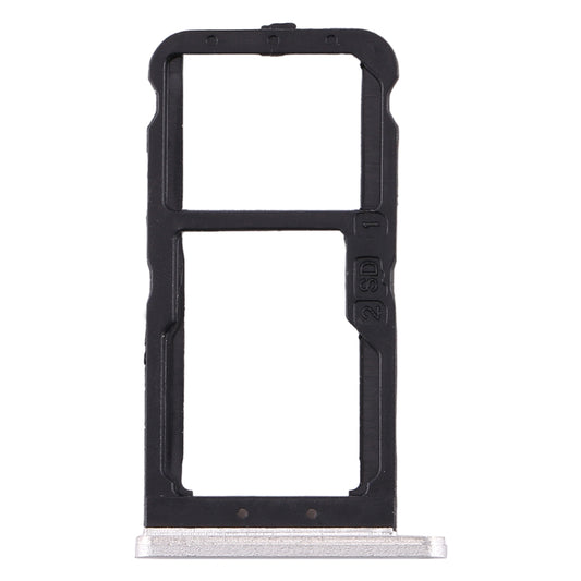SIM Card Tray + SIM Card Tray / Micro SD Card Tray for Nokia 7 TA-1041 (White)