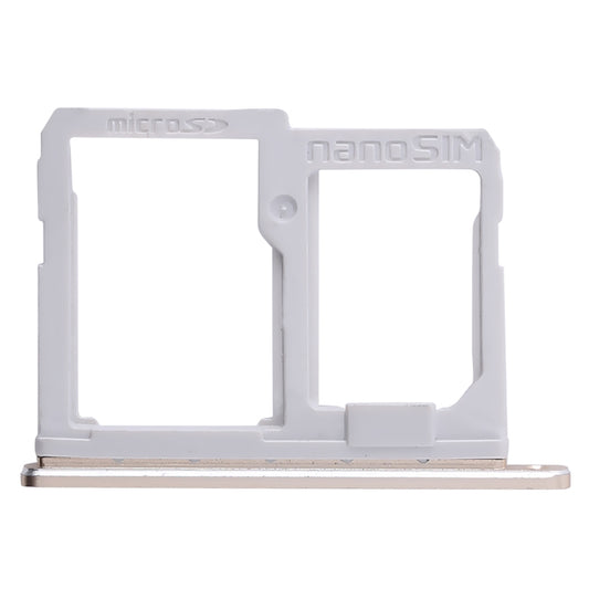 SIM Card Tray + Micro SD Card Tray for LG Q6 / M700 / M700N / G6 Mini(Gold)
