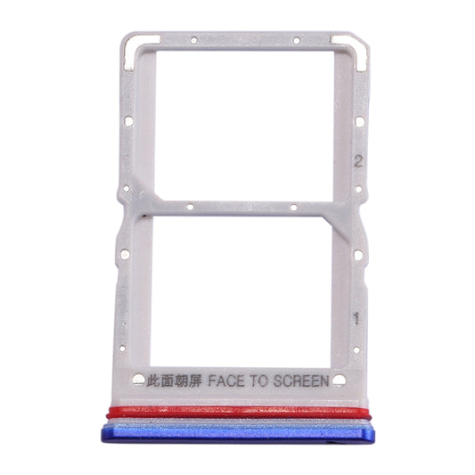SIM Card Tray + SIM Card Tray for Xiaomi Redmi K30 5G(Blue)