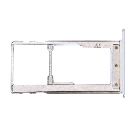For Meizu Pro 5 SIM + SIM / Micro SD Card Tray (Silver)